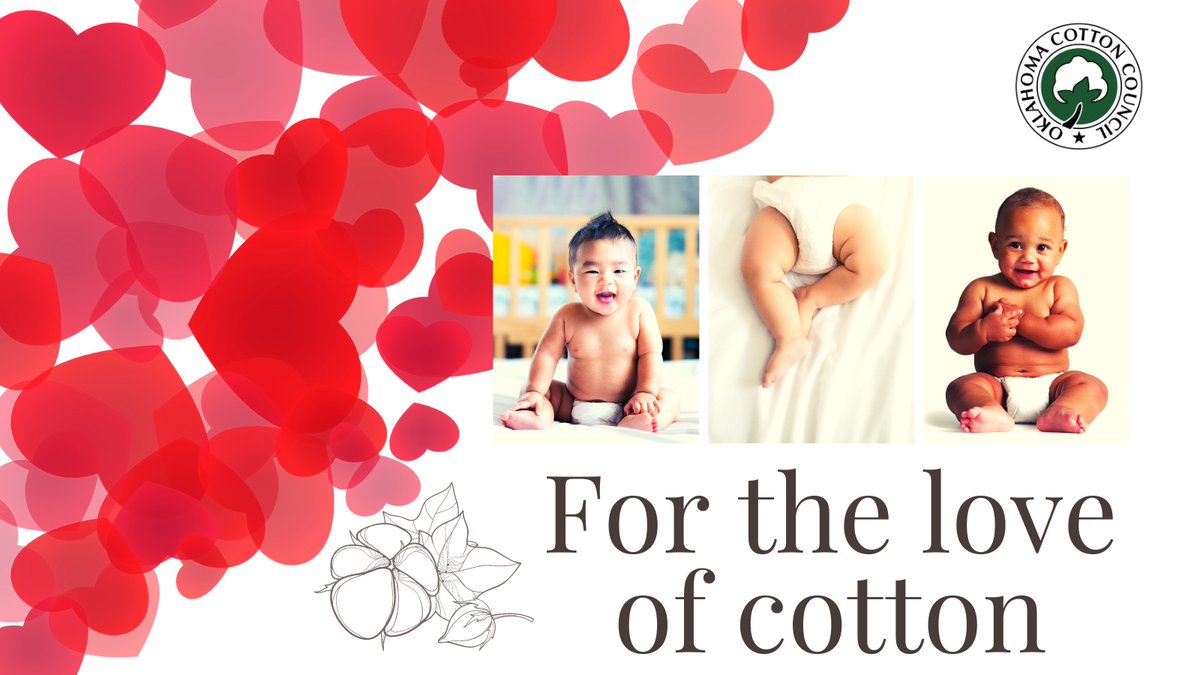 There is nothing like a parents love ❤️ and protection 💪 for their children. It is why so many parents trust the comfort and breathability of 𝑪𝑶𝑻𝑻𝑶𝑵 diapers 🧷 

#FortTheLoveOfCotton #OCC #Oklahoma #Cotton #OklahomaCottonCouncil #Fiber #Farm #Farming #Ag