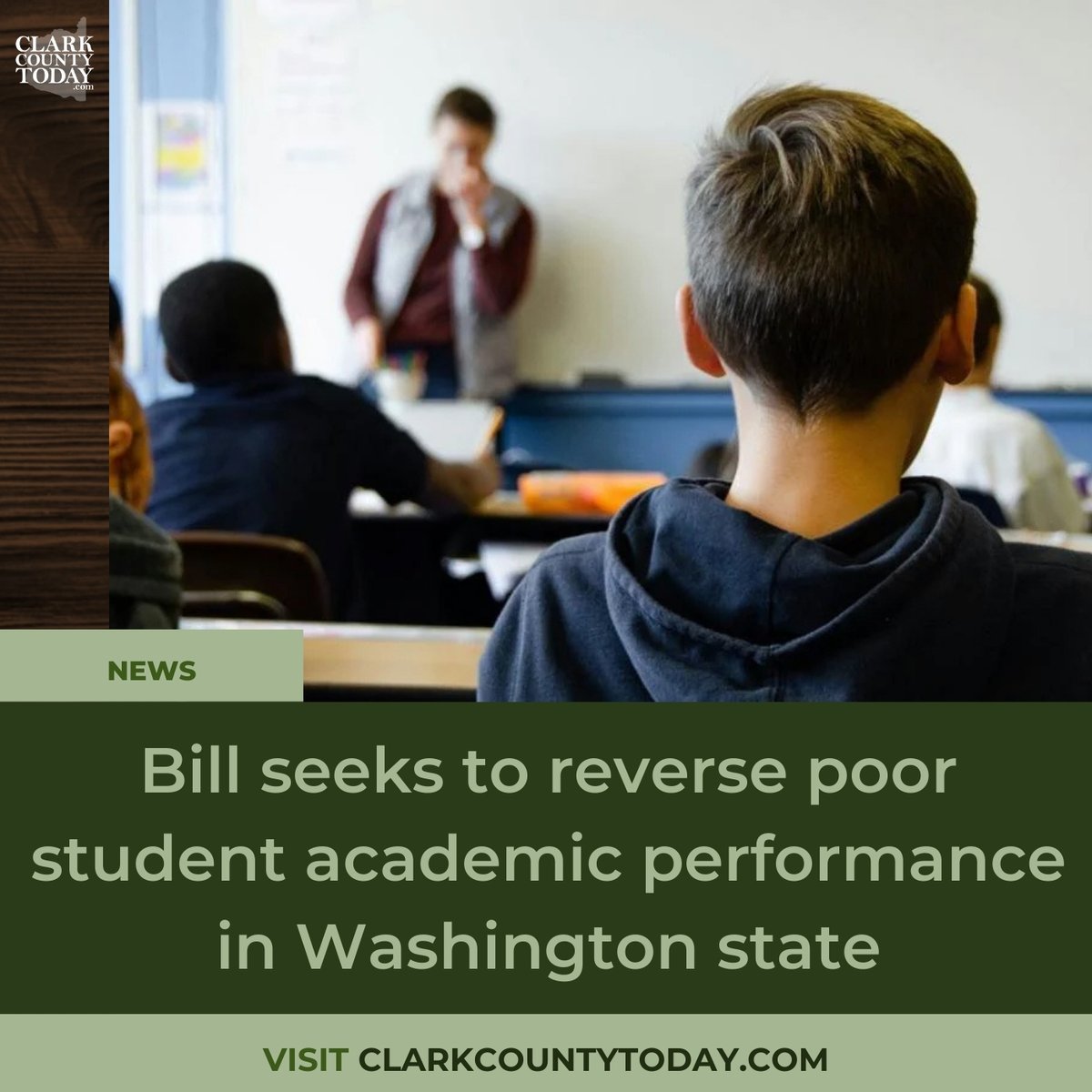 NewsFromCCT's tweet image. A new bill in Washington aims to improve student performance by funding school incentives and early interventions. Will it be enough? Read more: clarkcountytoday.com/news/bill-seek… #education #studentperformance #mathrecovery #readingrecovery #ClarkCountyWa #localnews