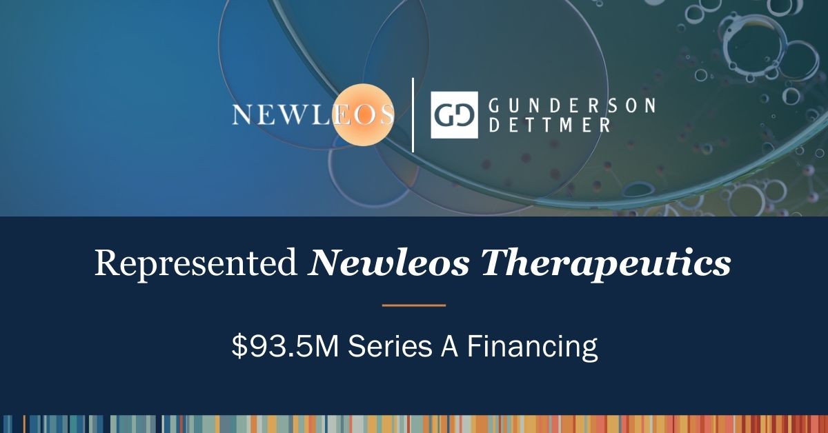 GundersonLaw's tweet image. Co-founded by @LongwoodFund and seasoned leaders in CNS drug development, @NewleosTx is dedicated to providing a new dawn for patients with mental health conditions by developing next-generation, best-in-class therapies. #Newleos announced its #SeriesA. bit.ly/4jUgZ3Z