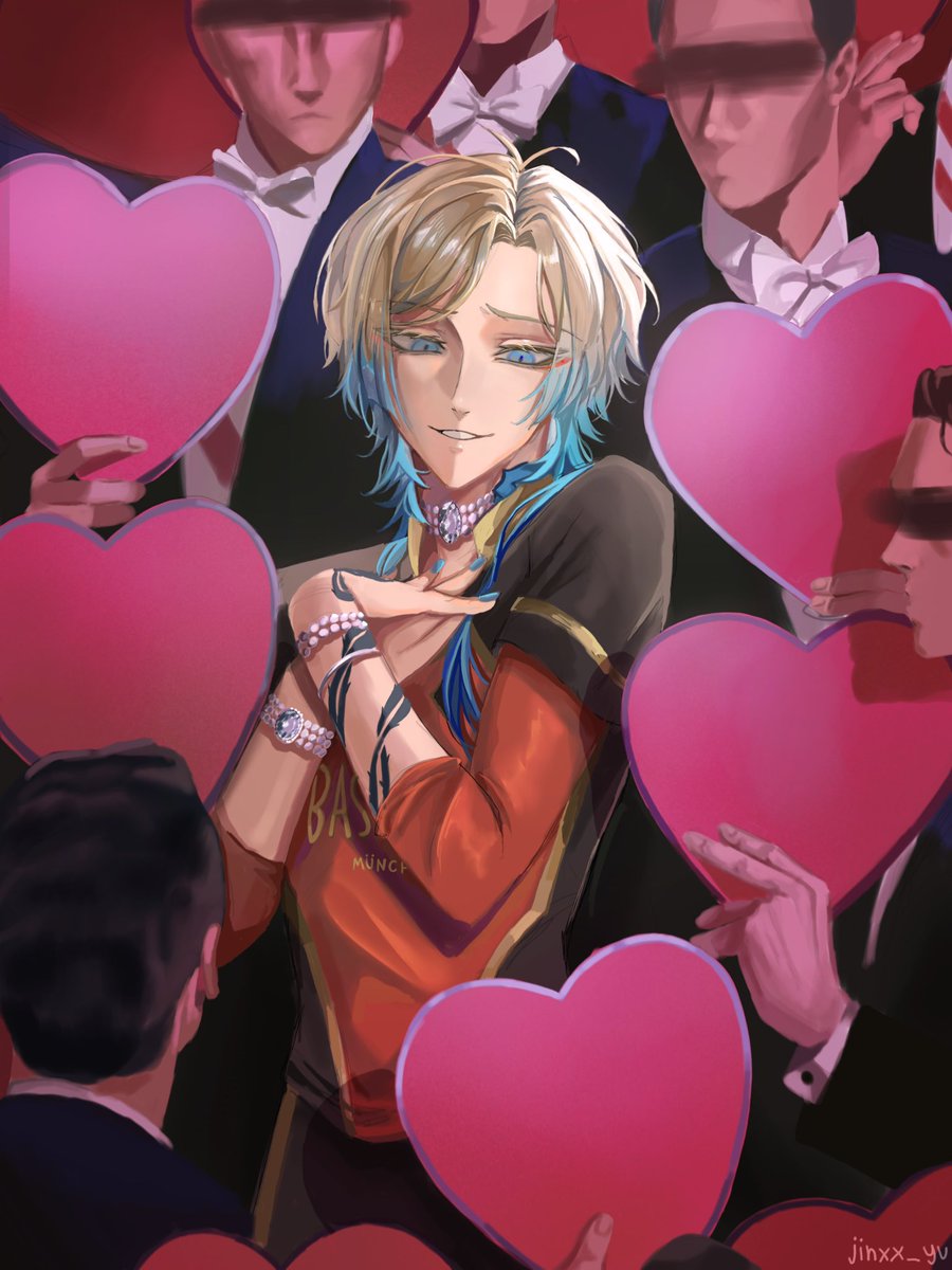 jinxx_yu's tweet image. 🩷 Valentines Day Post 🩷 inspired by Marylin Monroe in "Gentleman Prefer Blondes" #ブルーロックFA