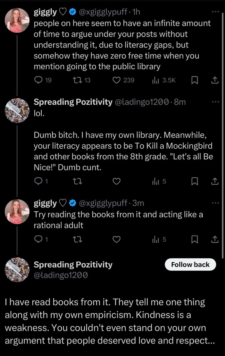 one of the most unhinged interactions I’ve had with a follower on here in a quick minute 

please go outside, yall 😂😭