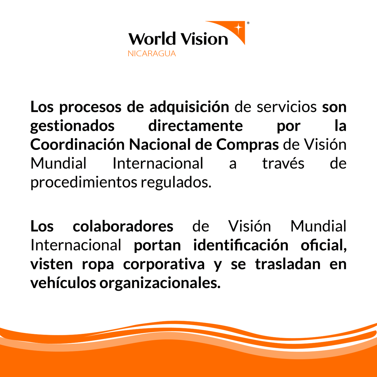 WorldVisionNic's tweet photo. 📢 ¡Atención, Nicaragua! 📢

En World Vision Nicaragua trabajamos comprometidamente por el desarrollo integral de la niñez más vulnerable.

Compartimos con ustedes la siguiente información: https://t.co/mQMJWLi9ZX