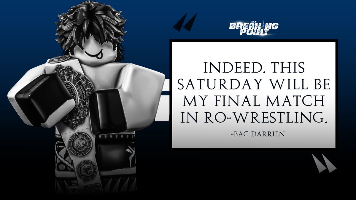EEWMedia's tweet photo. OFFICIAL -
After an interview with @espn, @HiYesImDave Bac Darrien announced this Saturday at #EEWBreakingPoint, it will be his final match!
Do not miss this https://t.co/rgPtlxGEDM