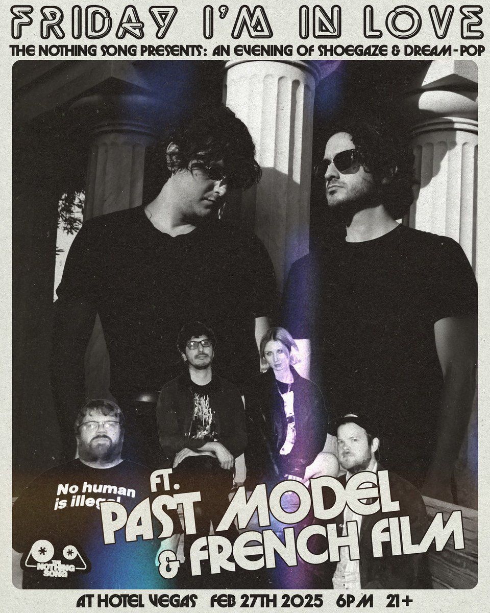Colby Falkner James (@colbyfjames) on Twitter photo 2/27 - <a href="/frenchfilmtx/">French Film</a> plays our only February show back at <a href="/HotelVegasATX/">HOTEL VEGAS</a> with Past Model for another <a href="/thenothingsong/">Trish Connelly</a> rager. 6 pm. $12 at the door. 2/27 - <a href="/frenchfilmtx/">French Film</a> plays our only February show back at <a href="/HotelVegasATX/">HOTEL VEGAS</a> with Past Model for another <a href="/thenothingsong/">Trish Connelly</a> rager. 6 pm. $12 at the door.