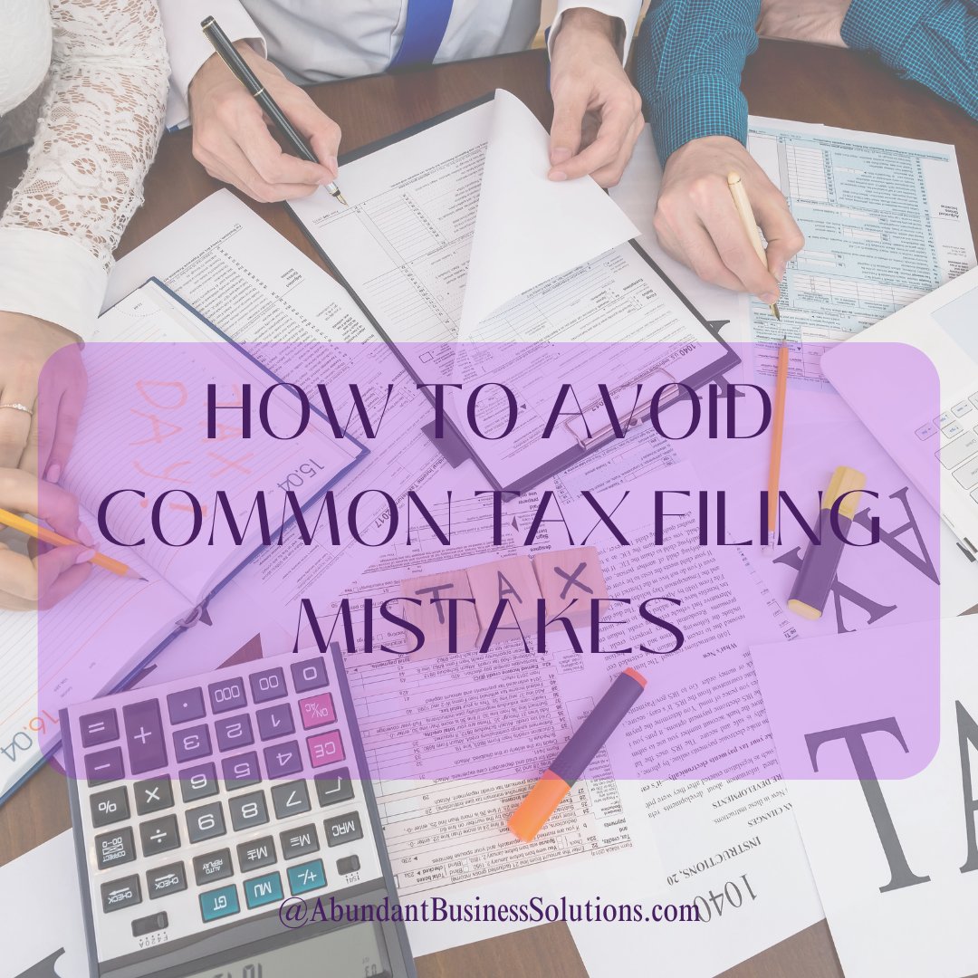 AbundantConsult's tweet image. Avoid common tax mistakes! 🚨

🔹 Double-check your details
🔹 Maximize deductions &amp;amp; credits
🔹 File on time to skip penalties

Let’s make tax season stress-free!

#TaxTips #FileSmart #TaxSeason #abundantaxsolutions