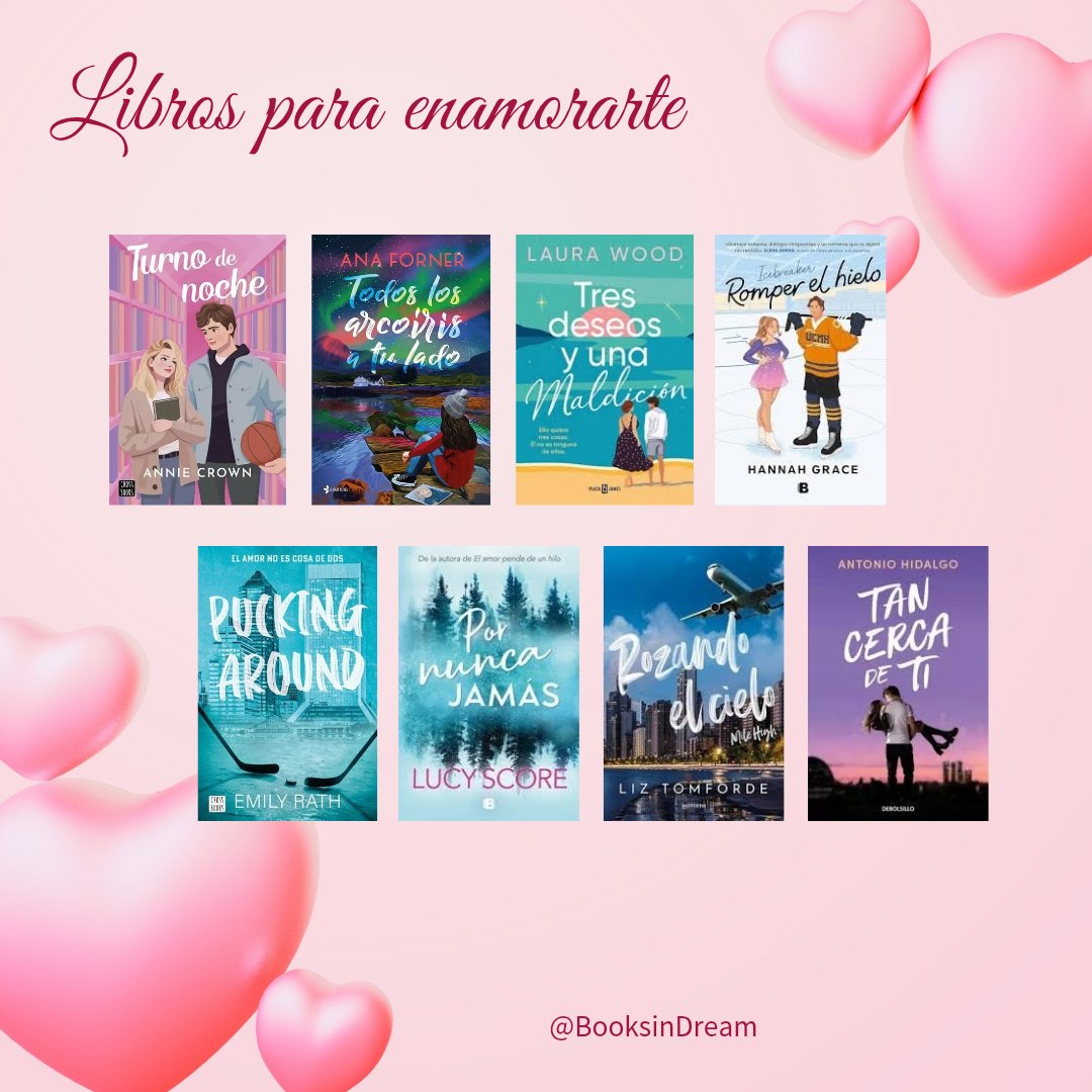 BooksinDream's tweet photo. Enamórate en cada página, llena de emociones. 💕

@travelinginbook @masleer 
 #books #bookslovers #LibrosRecomendados #BookRecommendation #romancebooks https://t.co/1HpFRZbx0X