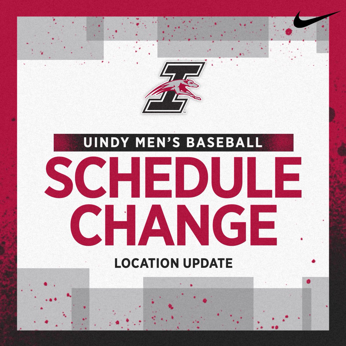 UIndyBaseball's tweet image. Weekend Update ⚾️
Friday’s game has been moved from Greyhound Park to Grand Park Field D4. On Saturday, we’re shifting from Greyhound Park to Bishop Chatard HS, with the first game kicking off at 1 PM. Spread the word!💪🔥#RollHounds #StayReady #WeekendShift