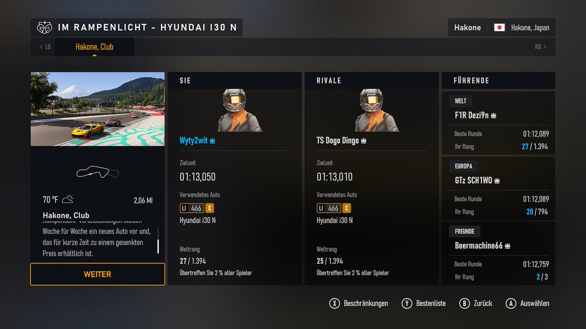 m_witeczek's tweet image. Dann starten wir mal mit einer soliden 1:13,050 und Platz 27 

@ForzaMotorsport @ForzaMotorEsp
@ForzaMotorFR @ForzaMotorDEU

#Forza #ForzaMotorsport #FM8 #ForzaShare #FMShare #MotorsportDEU #ThePumpkin