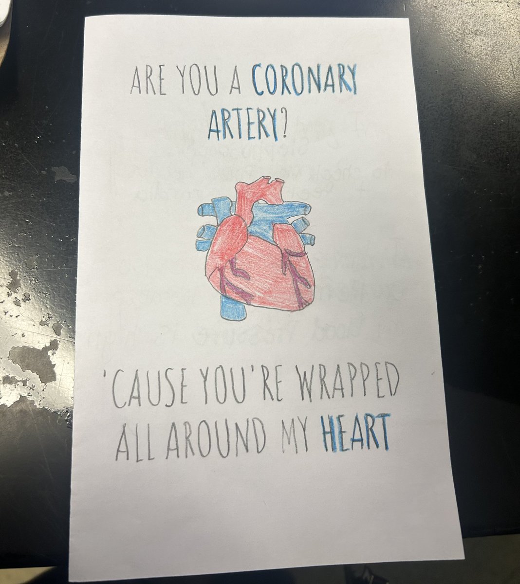 Veterinary Science has been studying the cardiovascular system this week. In honor of Valentines Day they created valentines cards to review their vocabulary! Each card had to include at least 10 vocabulary words with accuracy in their meanings! 

<a href="/RiverdaleHighTN/">Riverdale HS</a> <a href="/RuCoCTE/">RuCo CTE</a>