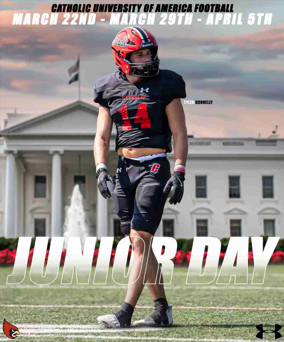 Thank you <a href="/Coach_Coles74/">Coach Coles</a> and <a href="/CatholicU_Cards/">Catholic University Athletics</a> for the Junior Day Invite!