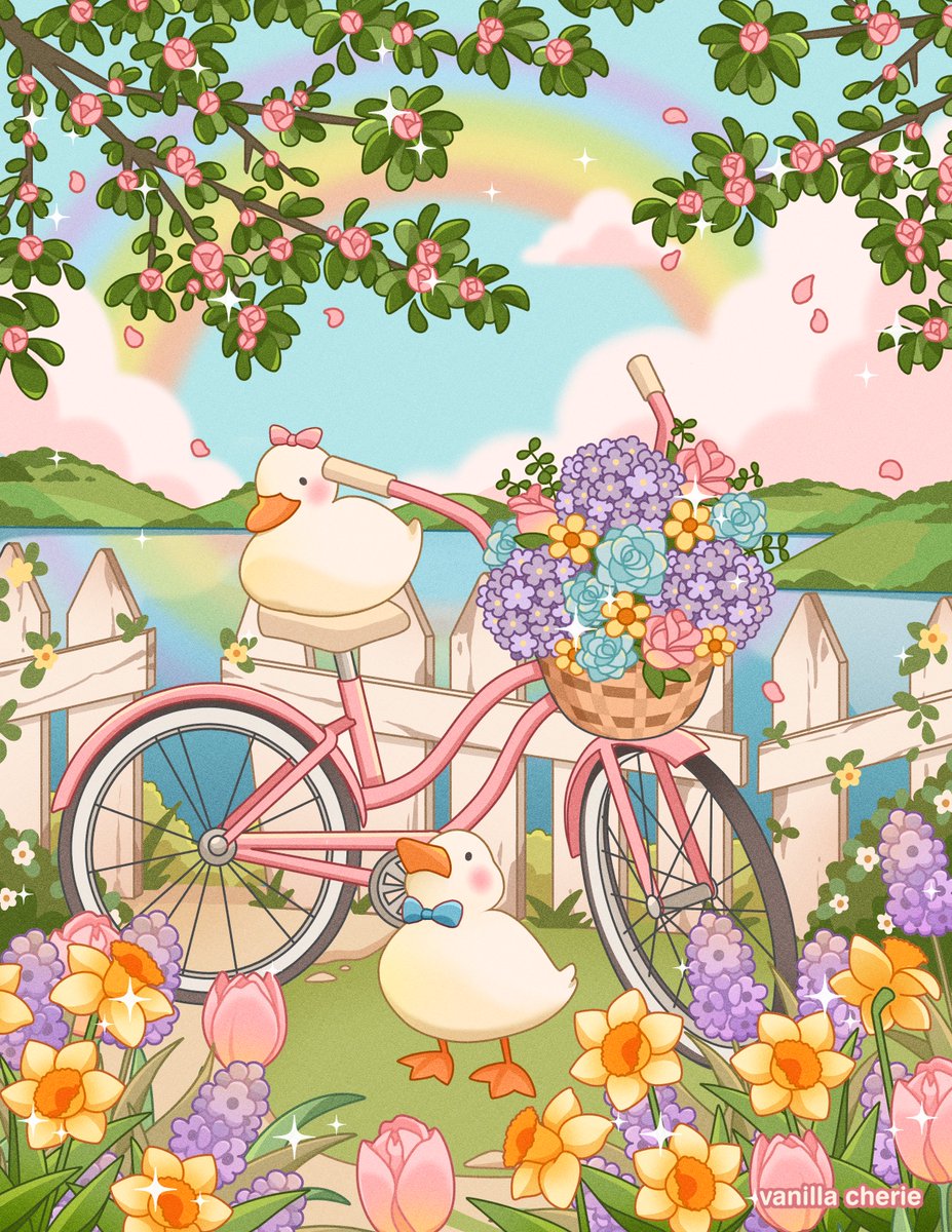 VanillaCherie's tweet photo. ducky bike ride date 🌷🌼🌸 https://t.co/0R2hAUImsf