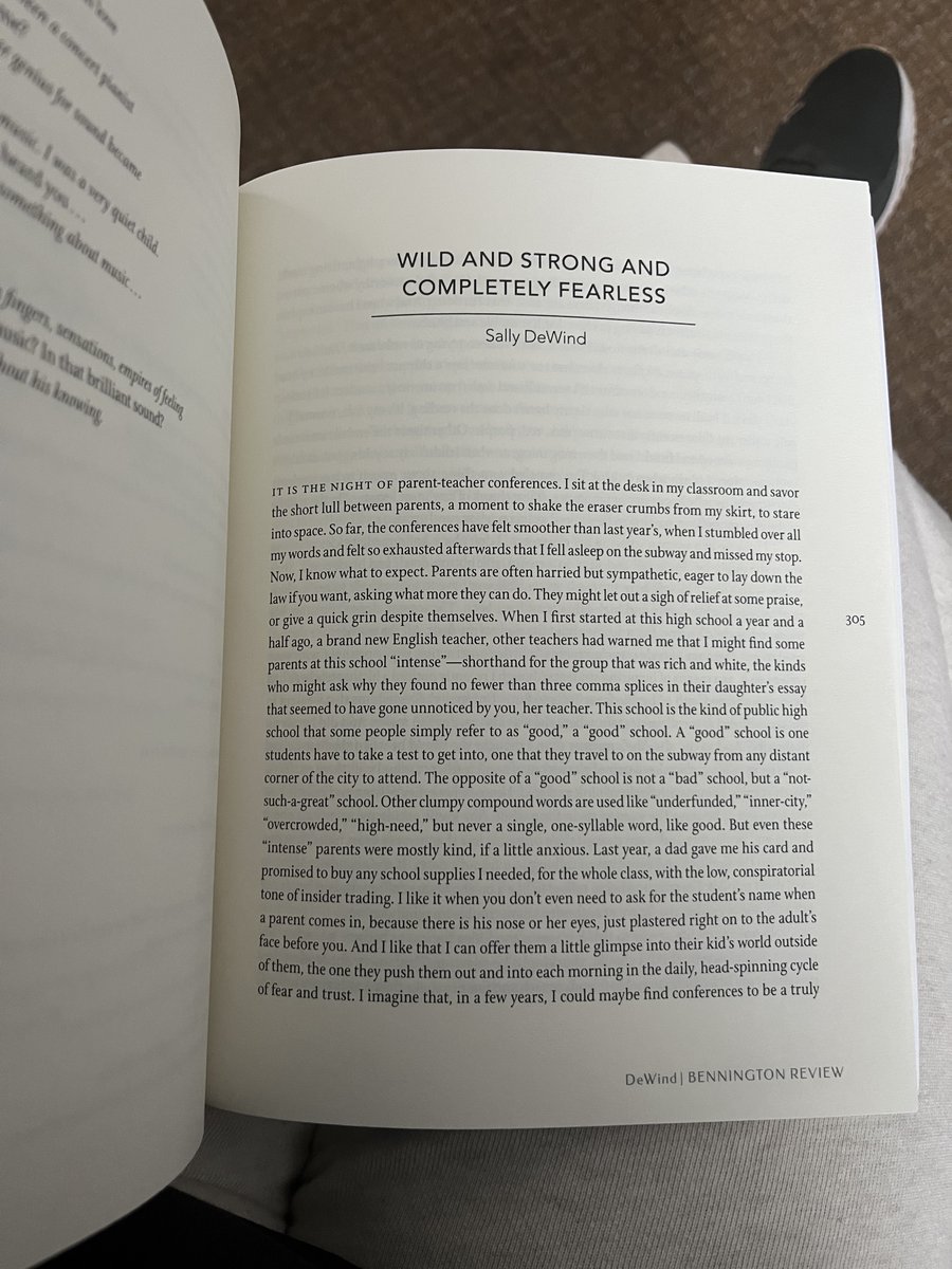 An excerpt from “Wild and Strong and Completely Fearless” by Sally DeWind  

NEW from Issue 13 ✨