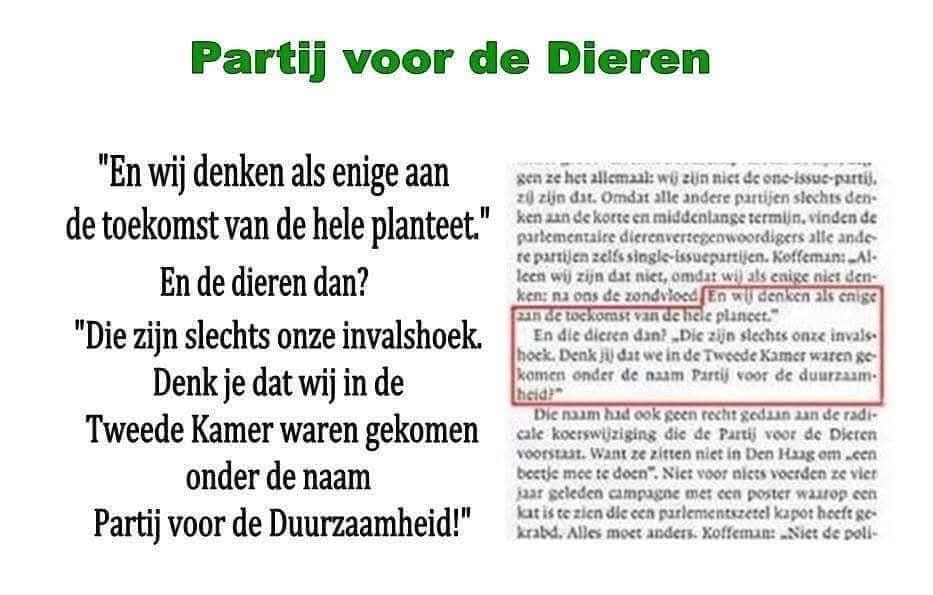 “ Partij van de dieren “