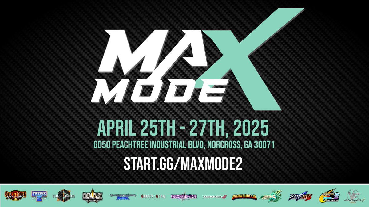start gg will be adding new 6% platform fee to all tournament registrations starting tomorrow. Save some money and register today before the fee kicks in.

start.gg/maxmode2
