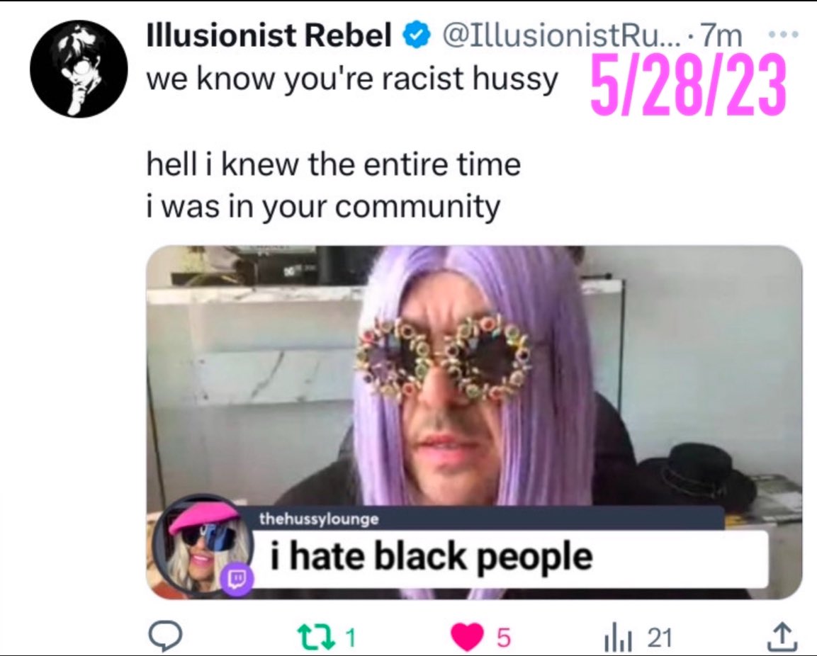 AlexGlitter7's tweet photo. We are in spaces now chatting! Come on over! ❤️❤️❤️🐝🐝⚔️⚔️⚔️
#racism #dogpiling #harassment #onlineharassment #Youtube #griftgang #hussy #maliciouslawsuit #gainingground #hillbillybelinda https://t.co/QqRCGX7KKz