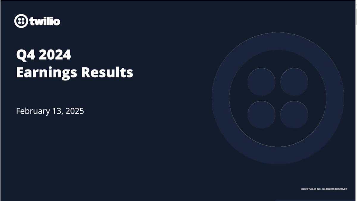Ken_USstockinv's tweet image. Twilio（TWLO）24’4Q決算速報、企業向けのCloud Communication Platformを提供しているTwilio。
従量課金制のプランの為スタートアップから大企業まで幅広い顧客層を持っております。
先日2027年までのAI関連での売上予測を発表して株価は高騰しましたが、決算内容をお届けします。
#TWLO #米国株