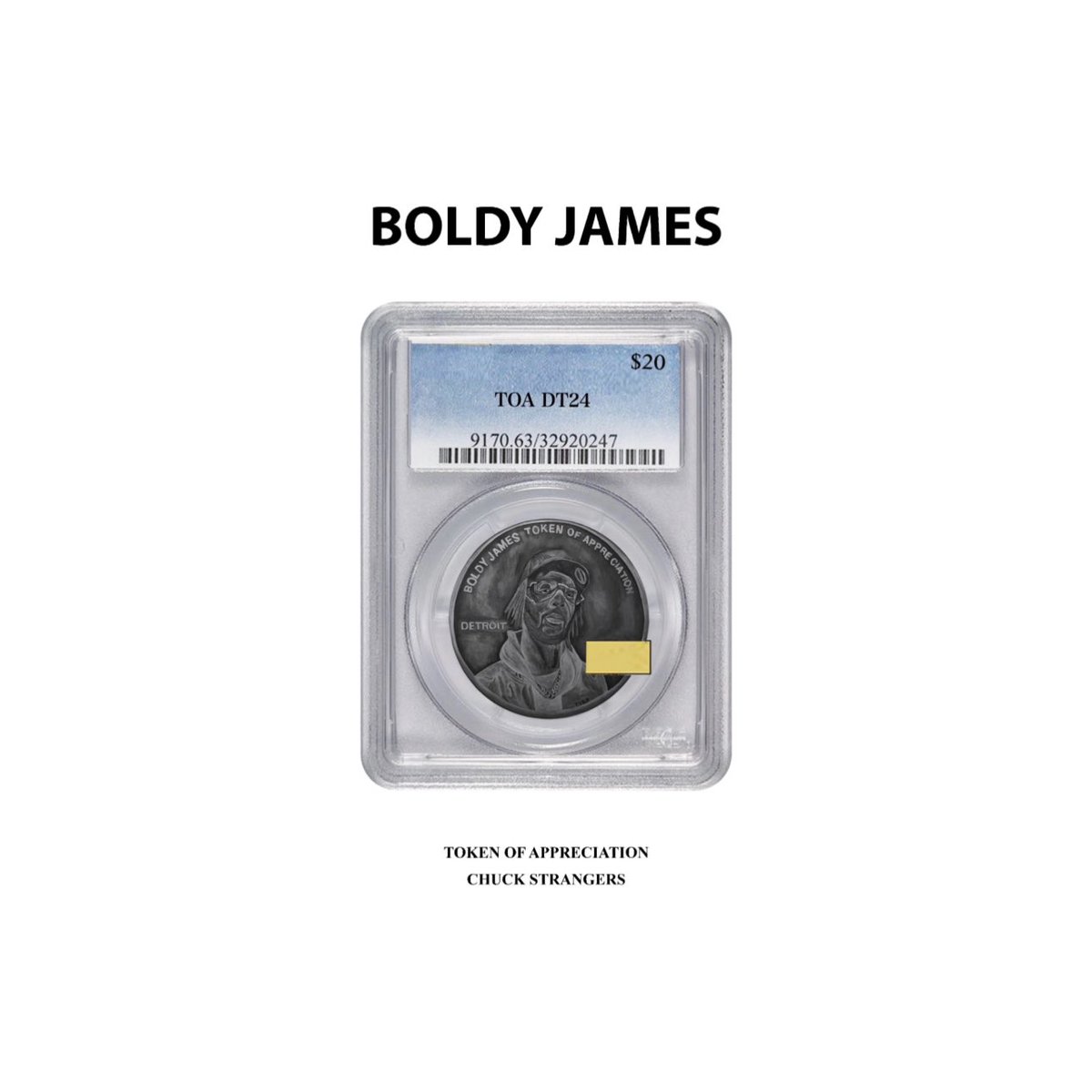 Chuck_Strangers's tweet image. Token of Appreciation by Boldy James produced entirely by me out everywhere 2/27