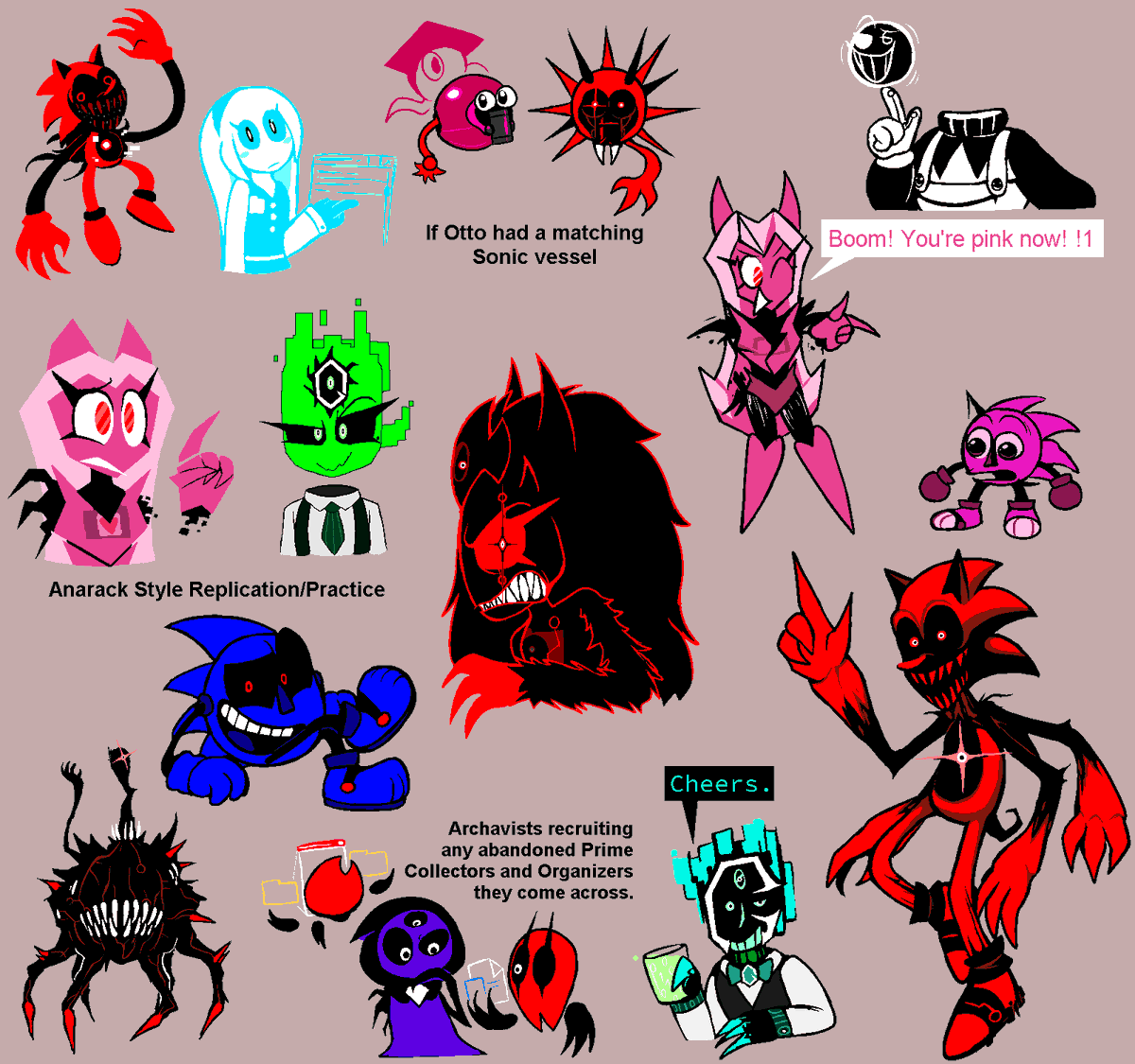 JSB_BlueJay's tweet image. Another batch of FatalVerse doodles, motivated by various factors this time.
pretty much everybody - @AnarackWStudios
#fatalerrorsweep #fatalverse