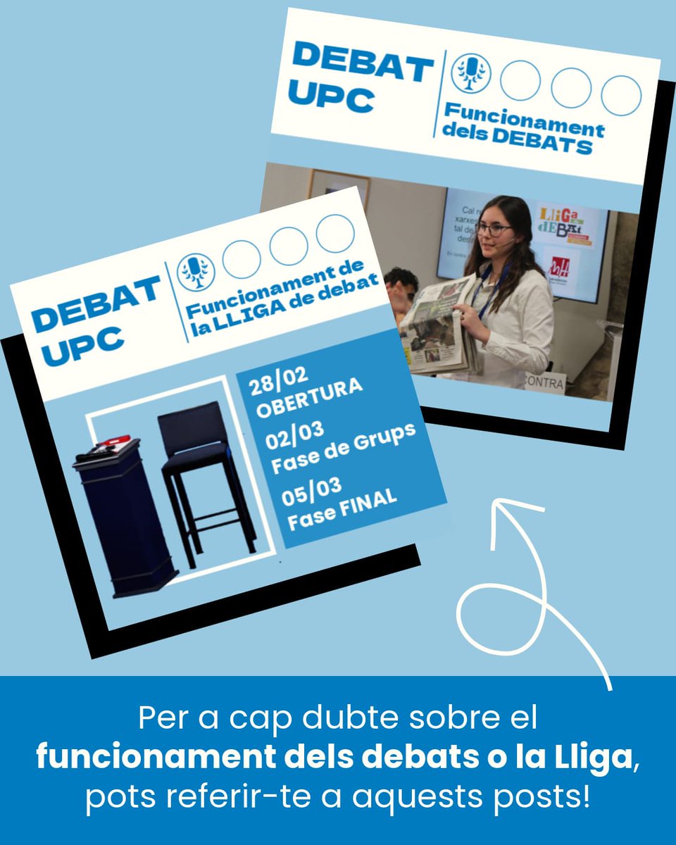 Debat Upc tweet media