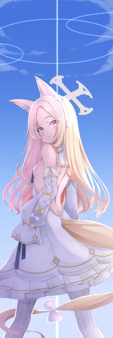 バレンタインになんの関係もないイラストを上げていくスタイル…w時間かかっちゃったけど前のセイア仕上げてみました!#ブルアカ 
