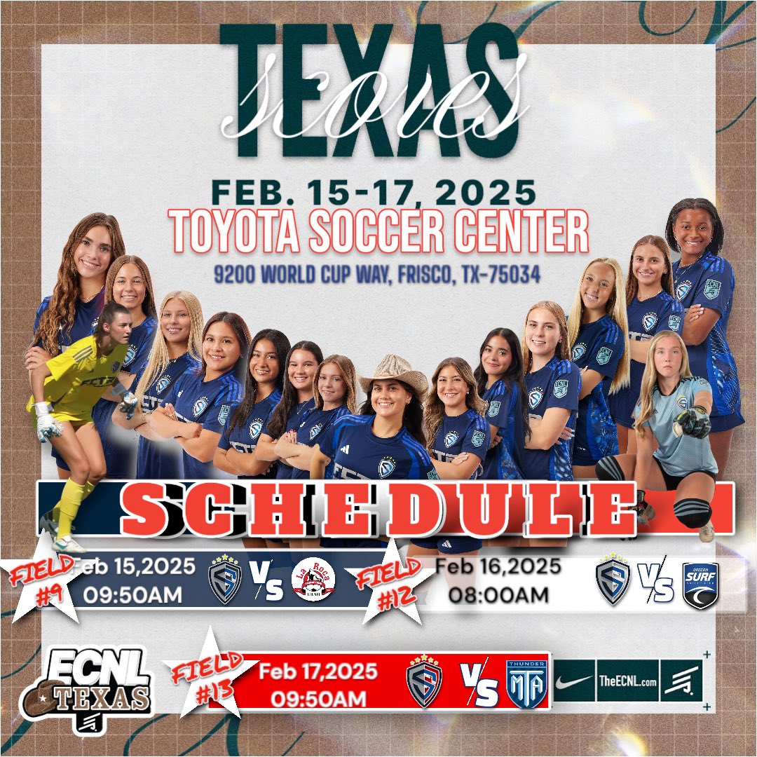 StingAustin07_ECNL (@stingaustin07) on Twitter photo BIG <a href="/ECNLgirls/">ECNL Girls</a> weekend ahead โฝ๏ธโฝ๏ธโฝ๏ธ
We have a few uncommitted 25s and 26sโฆ DM me for a link to our team flyer with more details ๐
<a href="/ImYouthSoccer/">ECNL/GA/Recruiting/College Soccer</a> <a href="/ImCollegeSoccer/">College Soccer Truth โข</a> <a href="/PrepSoccer/">Prep Soccer โฝ๏ธ</a> BIG <a href="/ECNLgirls/">ECNL Girls</a> weekend ahead โฝ๏ธโฝ๏ธโฝ๏ธ
We have a few uncommitted 25s and 26sโฆ DM me for a link to our team flyer with more details ๐
<a href="/ImYouthSoccer/">ECNL/GA/Recruiting/College Soccer</a> <a href="/ImCollegeSoccer/">College Soccer Truth โข</a> <a href="/PrepSoccer/">Prep Soccer โฝ๏ธ</a>