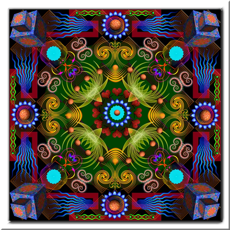 Limited edition digital art with 3D geometric shapes for focus &amp; relaxation. Inspired by Ayahuasca visions &amp; sacred geometry, perfect for meditation. Enhances focus, clarity, and personal growth. Own this unique collectible! #DigitalArt #Meditation #Mindfulness #ArtCollectible