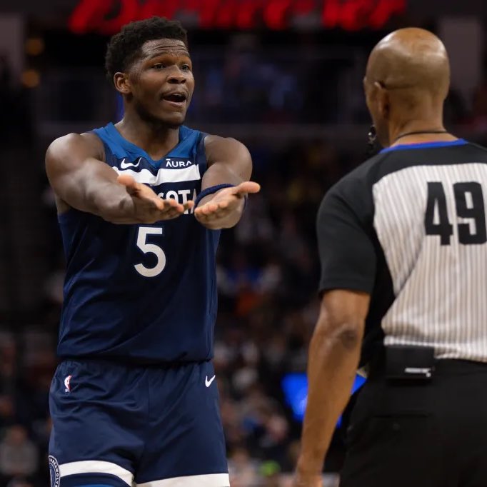 LegionHoops's tweet photo. Anthony Edwards on NBA fines:

“I just wish we could celebrate without getting a tech… That’s my money being taken,  I’m definitely thinking about it.”

(via @ComplexSports) https://t.co/yHenOw8761