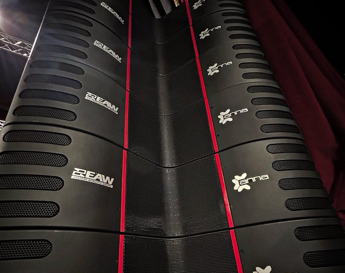 ADAPTive Anna loudspeakers and Otto subwoofers at the Grand Theater in Anaheim, CA for the NAMM After Party. 

Thanks for sharing Schwin Arios!