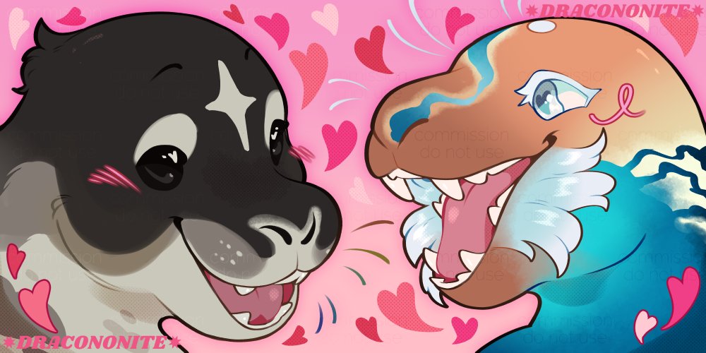 Valentine's icons for Atollvik! 🦭💕