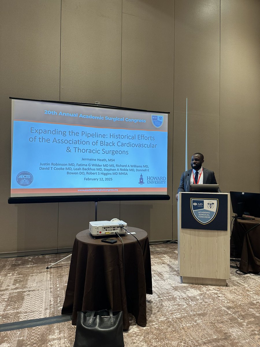 Grateful for the opportunity to present on the history and work of the <a href="/ABCTS_1999/">ABCTS</a> to help develop a more diverse workforce in CT surgery! #ASC2025