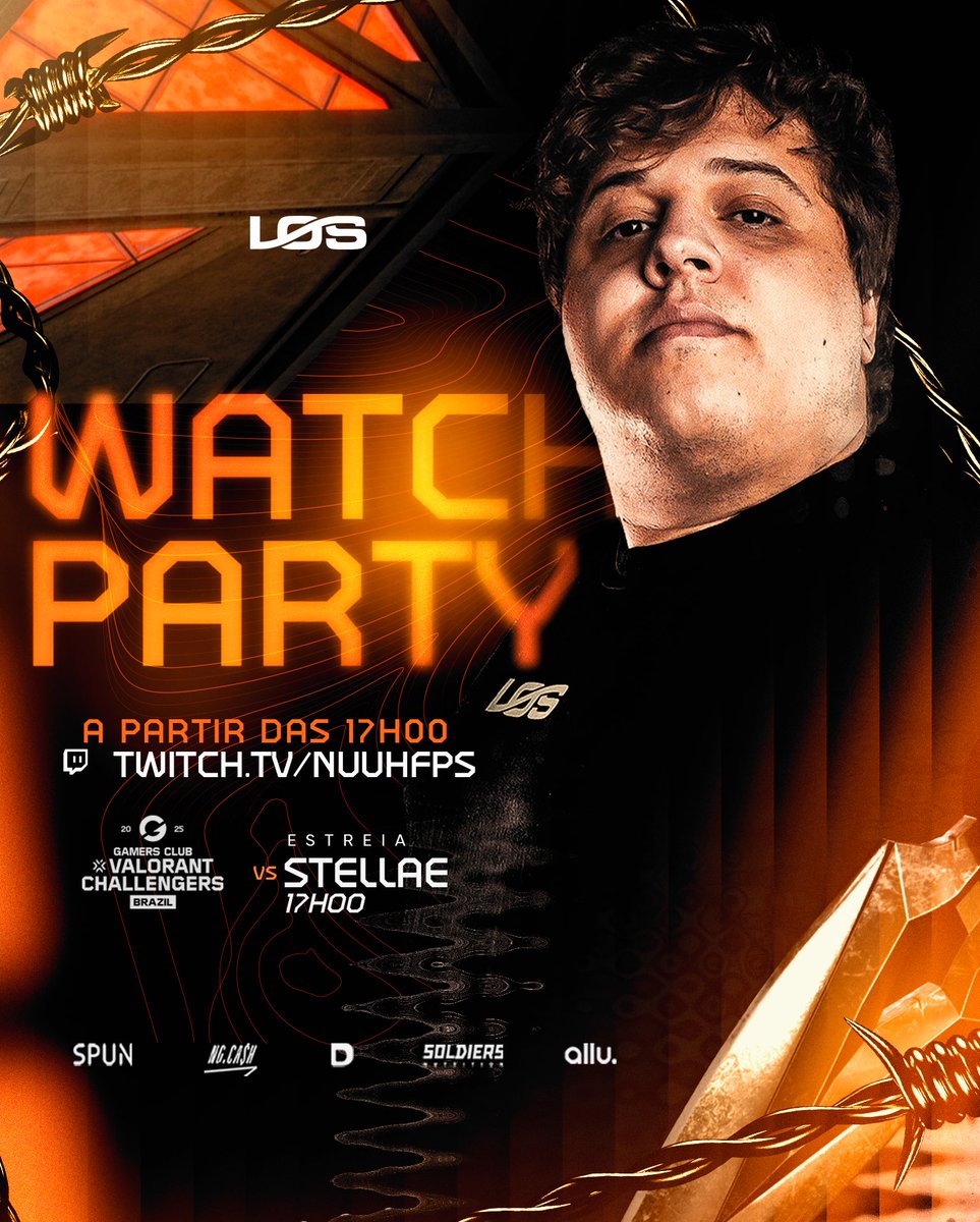 losgrandesgg's tweet image. Dia de dar o 1º passo no #ChallengersBR 👊

Acabou a farra pro @Nuuhfps, a partir de 17h ele comanda nossa WatchParty! 

MD3 🆚 @StellaeGaming

#goLOS 🧡