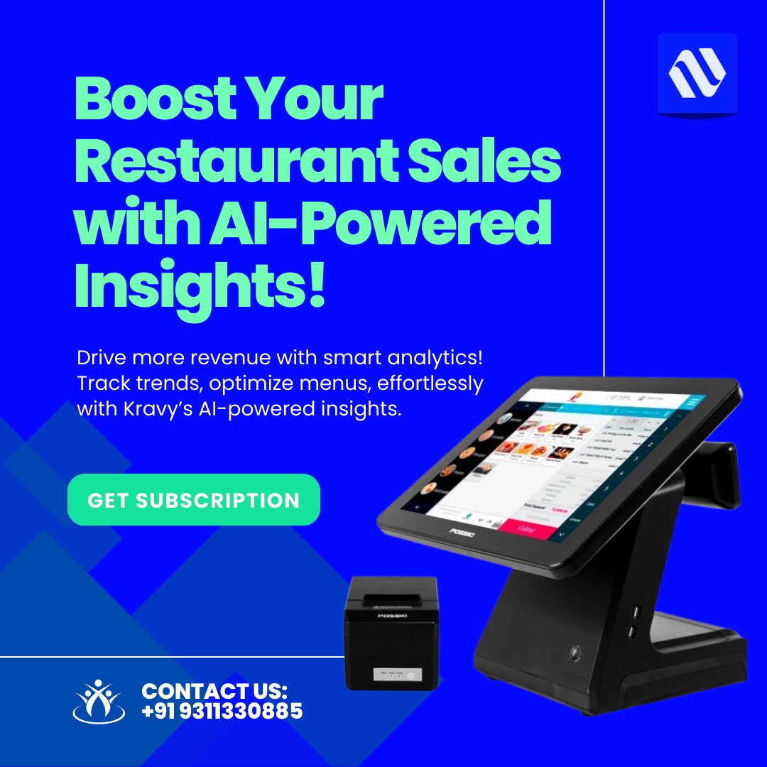 Kravybilling's tweet photo. Utilise AI to boost your restaurant’s growth. 🍽️
@Kravybilling  is the smartest POS with AI-powered analytics! 💡📊
✅Smarter sales tracking 📈
✅ Real-time trend insights 🚀
✅ Menu optimization for profits 💰
All at just Rs. 499!
Contact us now! 📞

#Kravy #POS #AI #SaaS #Sales https://t.co/iqF5L2SH9Z