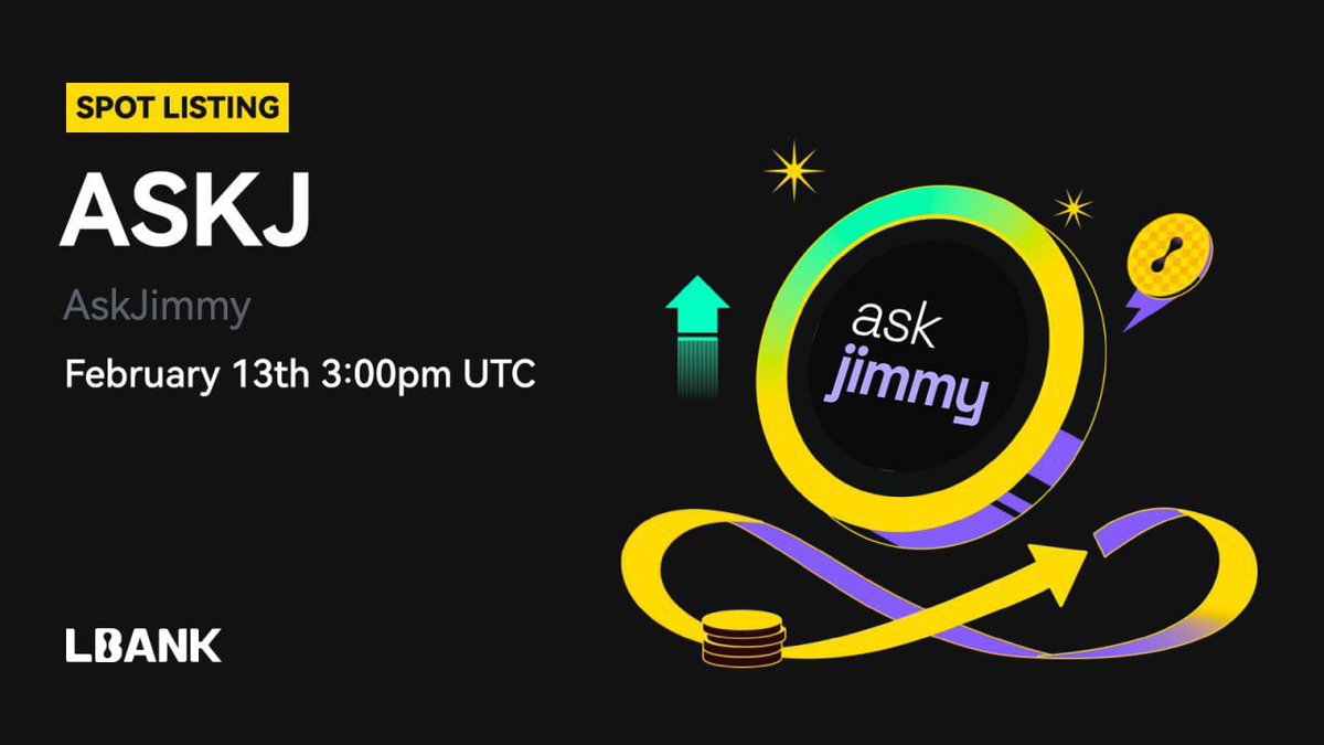 LBank_Fr's tweet photo. 🗽 Nouveau #listing
🌠 $ASKJ (AskJimmy) arrive sur LBank !
Un cadre décentralisé permettant aux humains et aux agents d'exécuter.
❤️ Détails 👉 https://t.co/jDybpMTwvj
#Crypto #Bitcoin #Altcoins #ASKJ #LBank #Blockchain #Listing https://t.co/Ul2D7wism9