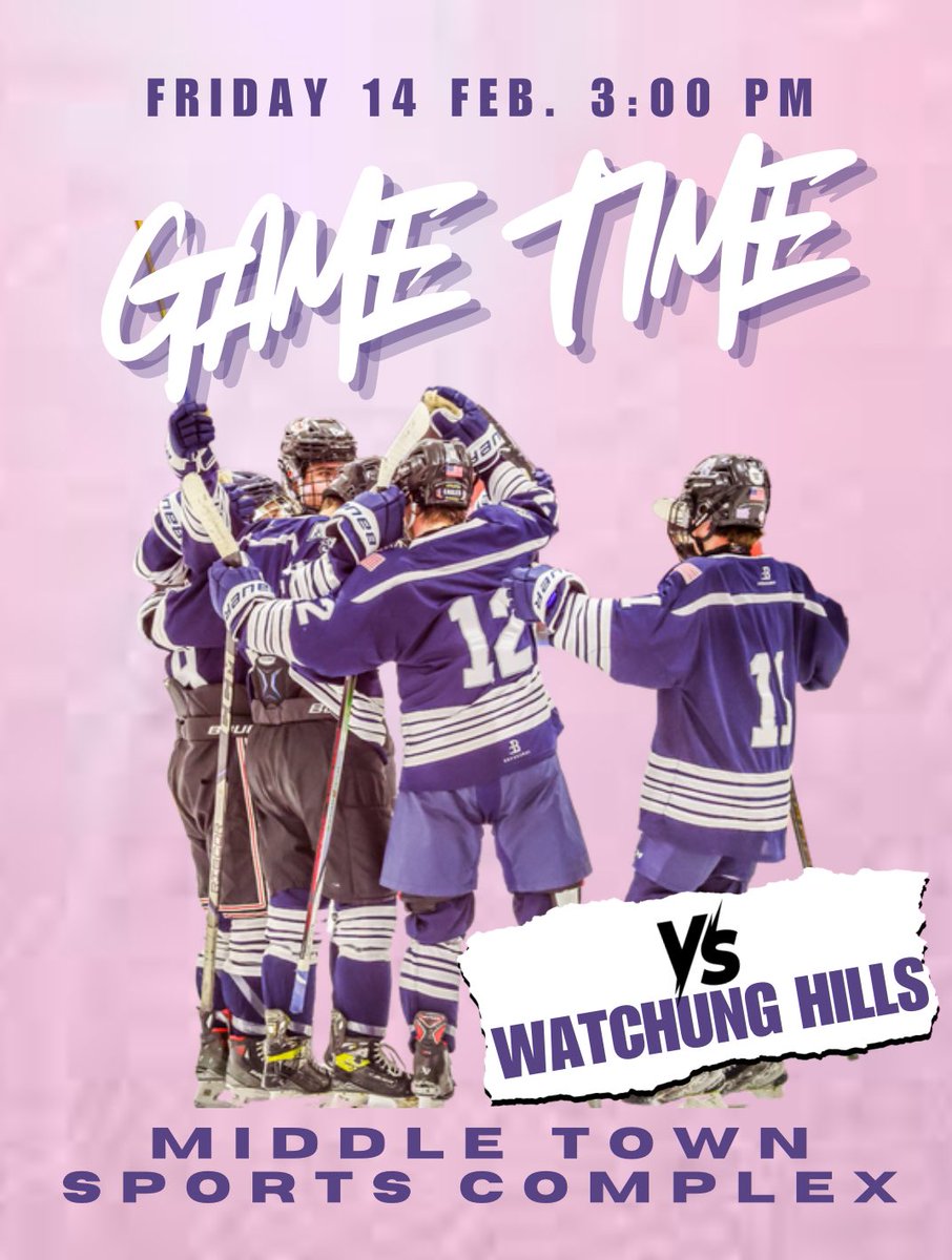 Tomorrow, Valentines (Game) Day! The boys will take on Watchung Hills 3pm at Middletown in an extremely important game for state seedings. @middsouthnation we need you there. Win or go home.