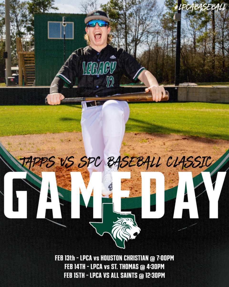 Come out to support your #LPCABaseball team as they host the TAPPS vs. SPC Baseball Classic this weekend!
