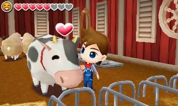 Natsume_Inc's tweet photo. Your 3DS cows miss you.

You can play with them again this Summer when Natsume’s Cozy Bundle releases, bringing two 3DS titles - Harvest Moon: The Lost Valley and Harvest Moon: Skytree Village - to Switch!

(Screenshot from 3DS version.) https://t.co/CStCqG2BE5