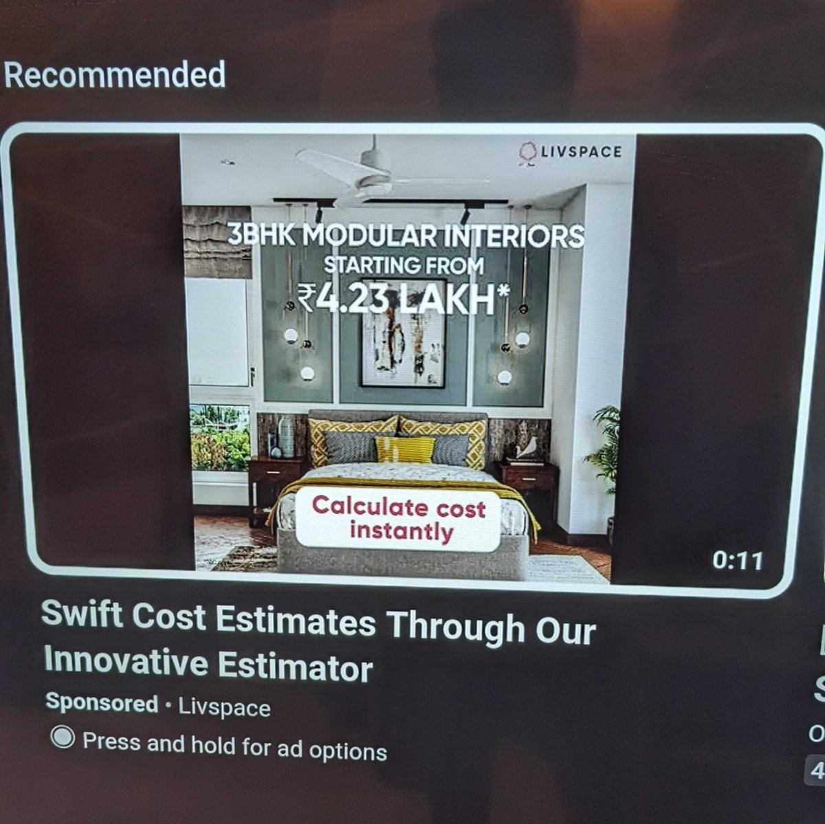 When you hire Joey Tribbiani for ads copy <a href="/livspace/">Livspace</a>