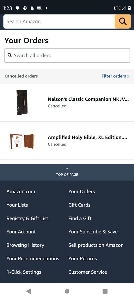 stylechic360's tweet photo. Hello @AmazonHelp  
@amazon
,  at 11am EST I attempted to make my first order, 2 Bibles! Why was my order cancelled? I spoke to my financial institution and they informed me the transaction was approved on their end? 

Is it normally this hard to patronize your business? https://t.co/XD63sdowOq