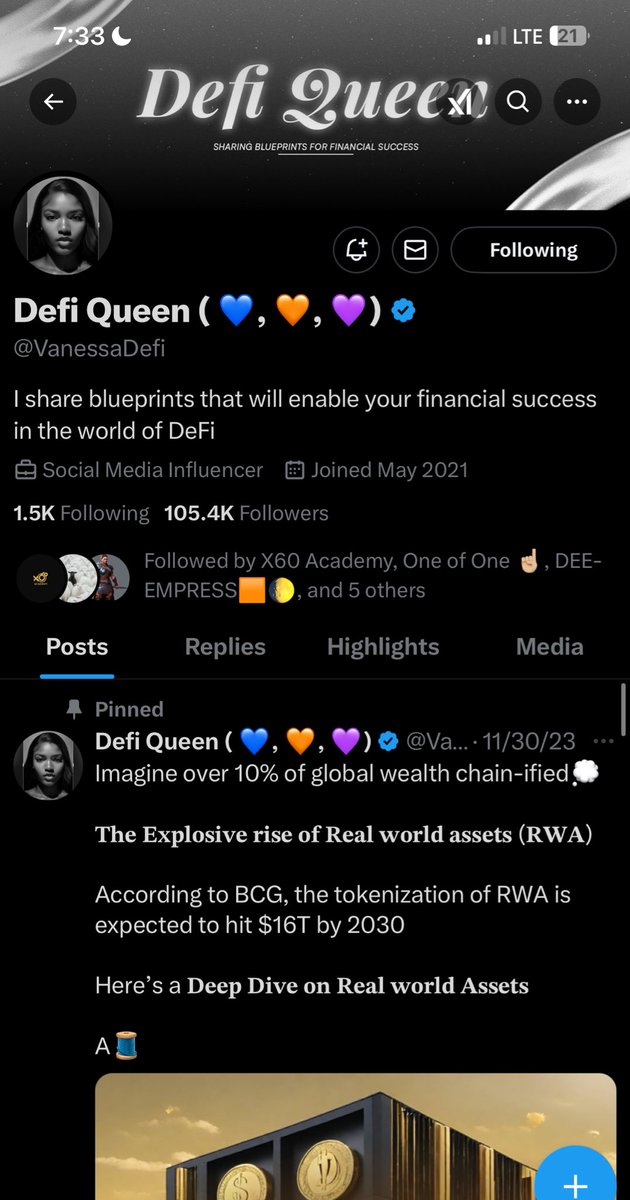 ratudenesha's tweet photo. @VanessaDefi @0G_labs @OneGravityNFT Done Queen🙏🏽

@klbardsley @uola @N_Olawole https://t.co/cPw5Wxz7Lt