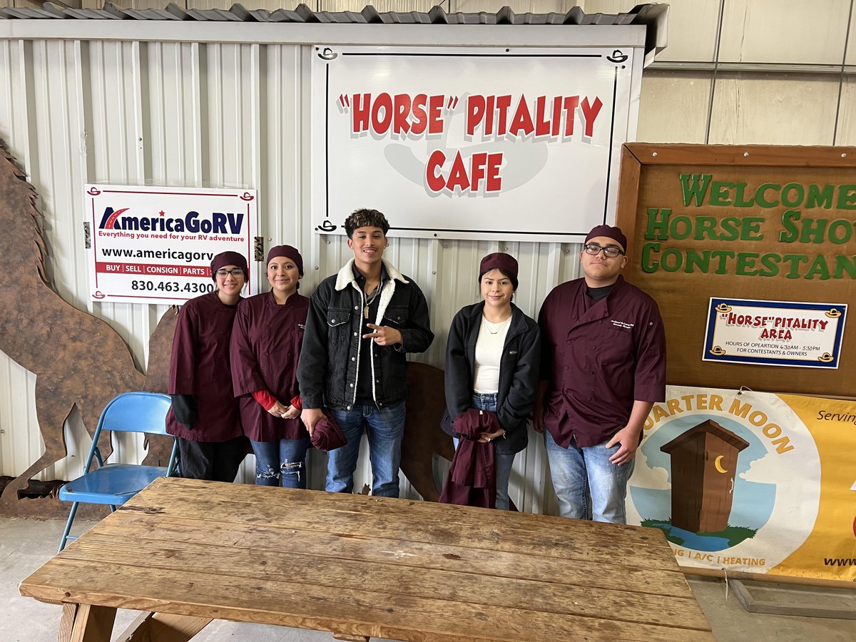 Culinary catered at Horse Hospitality Room at the San Antonio Stock Show and Rodeo on Wednesday, Feb. 12, 2025. #GritandGanas #LHSCulinaryArts #CTELockhart #LHS #LockhartHS #LOVEMYLISD #Lockhart4People #LockedonExcellence #UnLockingPotential #LockhartLeading