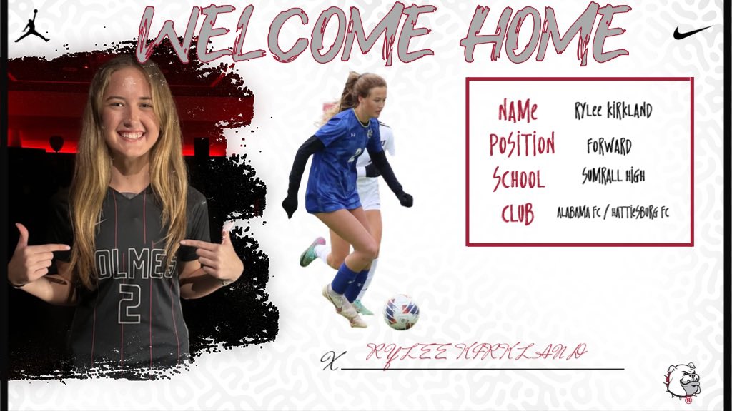 Welcome Home, Rylee!!

- 57 Goals/35 Assists
- MAC All Star Selection
- 2x Central MS All Star Selection
- Pinebelt Player of the Year
- 4x District Champion
- South State Champion
- MHSAA State Champion
- 5x All District
- District Offensive MVP
- 2x Team MVP

#2025Class #DOGS
