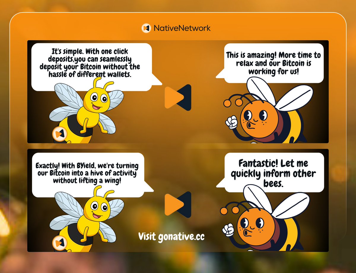 Meretrix_design's tweet photo. "BYield tailors yield opportunities based on your preferences. It's like having a personal nectar advisor!" 😅🐝🐝

Created a comics graphics, 🎨

Something different from the regular. 😤🔥🧑‍🍳
@NativeNetwork #HiveWithNative https://t.co/A4I0Qx3W0w