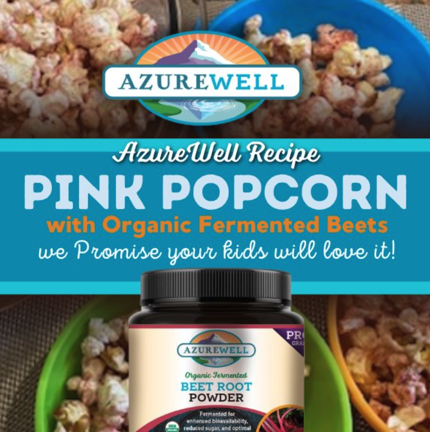 AzureLivingWell's tweet photo. Popcorn + Beet Powder = a tasty family snack?! This 💖 healthy snack is one you won't feel guilty for serving. Link to our blog in bio.

Find the recipe on our blog at: https://t.co/ChbgmbTBGn

#homeschooling #homeschoolmom #nutritiontips #HealthyFamilies #healthysnacksforkids https://t.co/fepBXQWm21