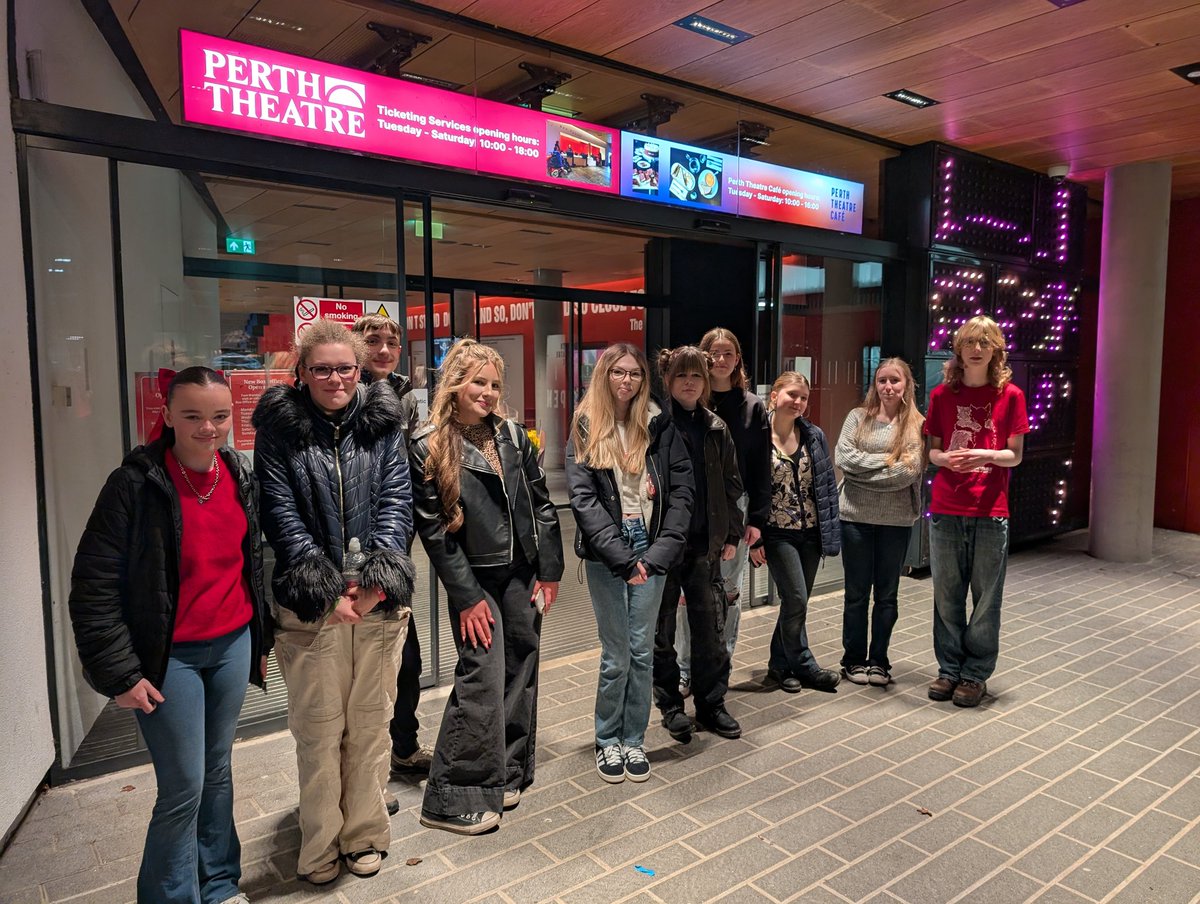 We are at <a href="/perthTCH/">Perth Theatre and Concert Hall</a> to support our fellow <a href="/PerthHighSchool/">Perth High School</a> pupils in their performance of Into The Woods! Break a leg everyone ❤️