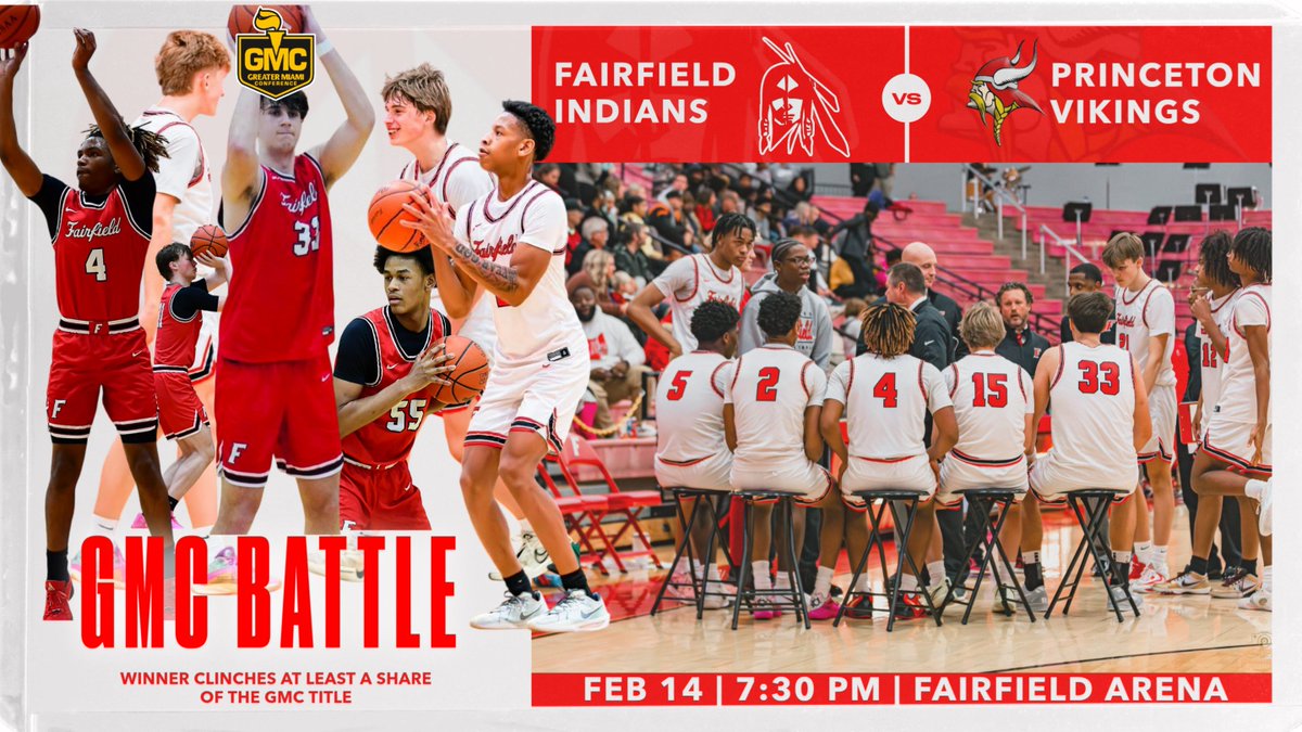 Aaron Blankenship (@fcsdathletics) on Twitter photo The Countdown is On!
Friday Night GMC Title Showdown with <a href="/VikeNation/">Princeton Athletics</a>!
Presale Tickets Available: fairfield.headlinesadx.com/tickets/
#FairfieldPride #OneTribe <a href="/gmcsports/">GMC Sports</a> The Countdown is On!
Friday Night GMC Title Showdown with <a href="/VikeNation/">Princeton Athletics</a>!
Presale Tickets Available: fairfield.headlinesadx.com/tickets/
#FairfieldPride #OneTribe <a href="/gmcsports/">GMC Sports</a>