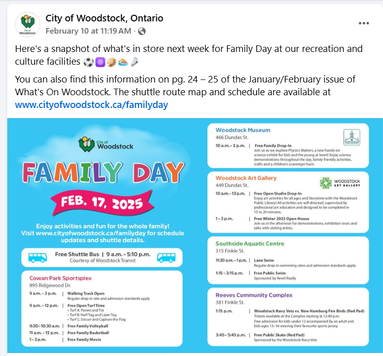 Legendary and retiring <a href="/WDSKNavyVets/">Woodstock Navy Vets</a> trainer #DannyDukes to be honoured on #FamilyDay before and after Vets game. Lots of activities in <a href="/cityofwoodstock/">City of Woodstock</a>