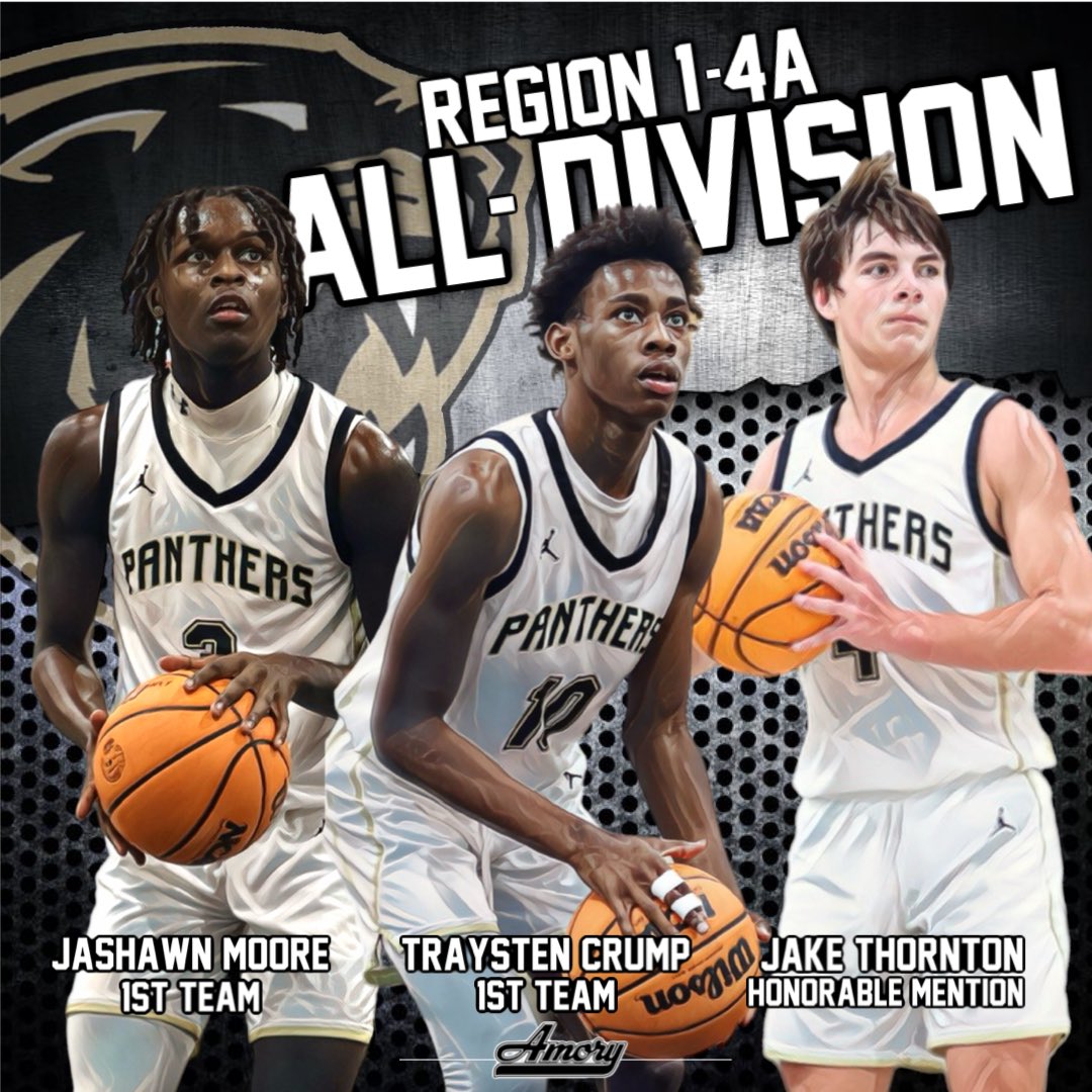 Congratulations to Jashawn Moore, Traysten Crump, &amp; Jake Thornton on being selected to the Region 1-4A, All-Division Team. 
Looking forward to next season with these guys and their teammates!