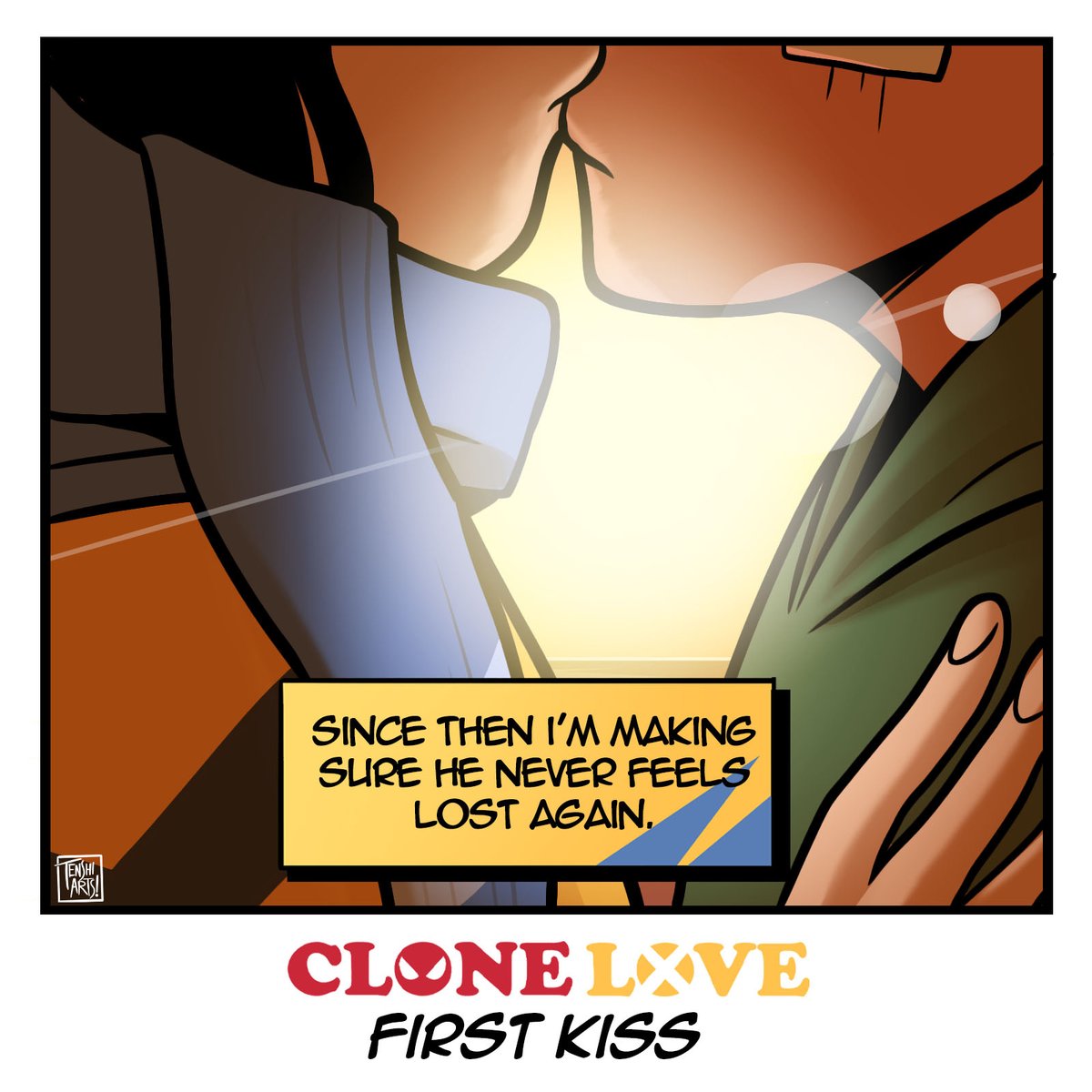 TenshiArtsGt's tweet photo. A little story from Laura!
Happy Valentine's Day!!!
New #Clonelove

(I know its a day early but i have a date tomorrow...)
Also! Clone Love 1st  anniversary! https://t.co/kQgRBwLk01
