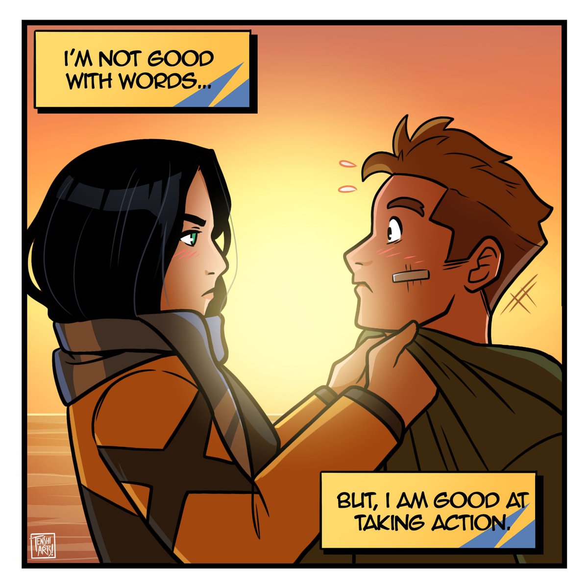 TenshiArtsGt's tweet photo. A little story from Laura!
Happy Valentine's Day!!!
New #Clonelove

(I know its a day early but i have a date tomorrow...)
Also! Clone Love 1st  anniversary! https://t.co/kQgRBwLk01