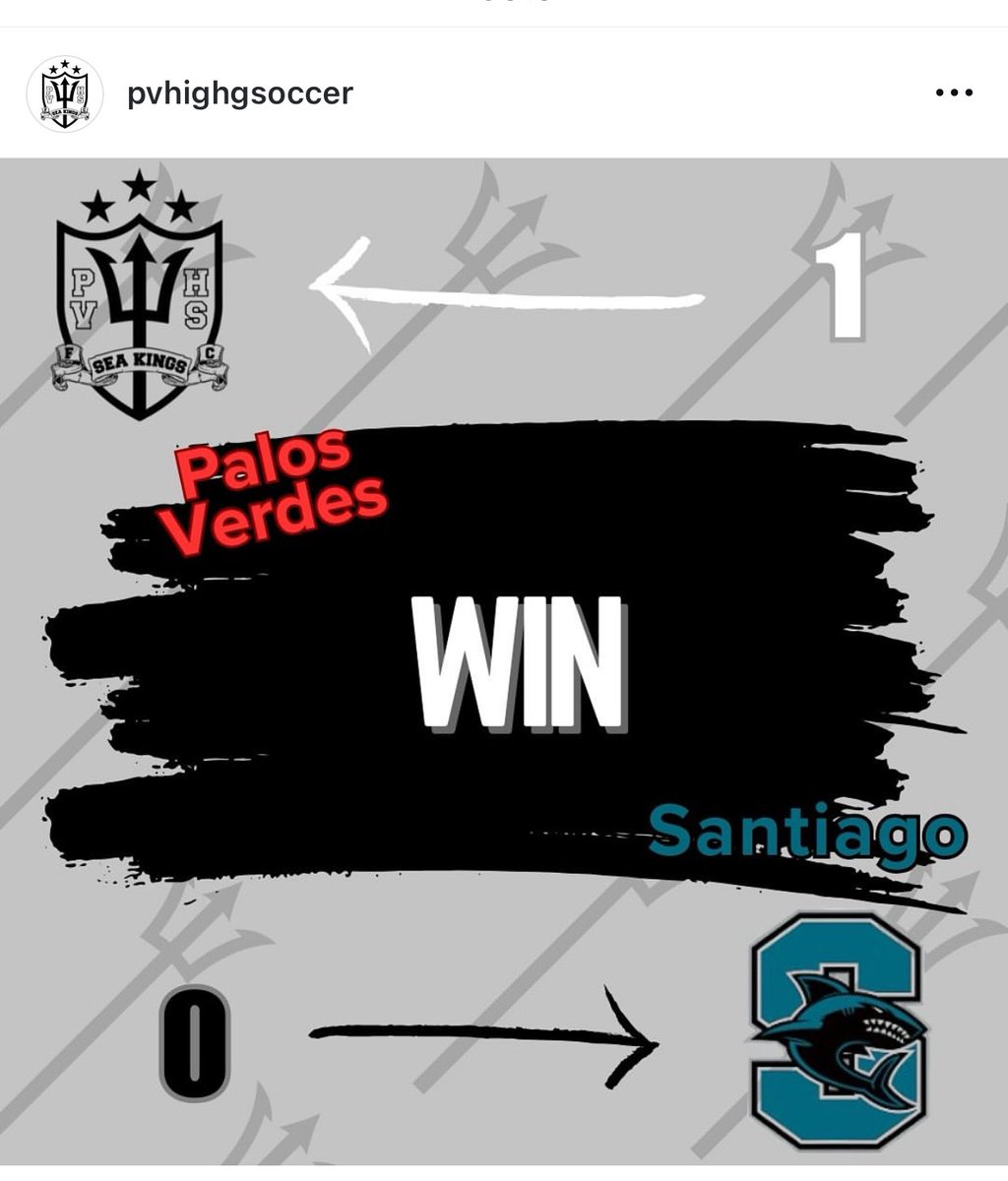 1-0 win over Santiago in CIF-SS Open playoffs. Next game this Friday! #pvhighseakings 🔱❤️<a href="/PrepSoccerCA/">Prep Soccer California</a> <a href="/PrepSoccer/">Prep Soccer ⚽️</a> <a href="/mattsmithsoccer/">Matt Smith</a> <a href="/JREskilson/">J.R. Eskilson</a> <a href="/TheSoccerWire/">SoccerWire</a>